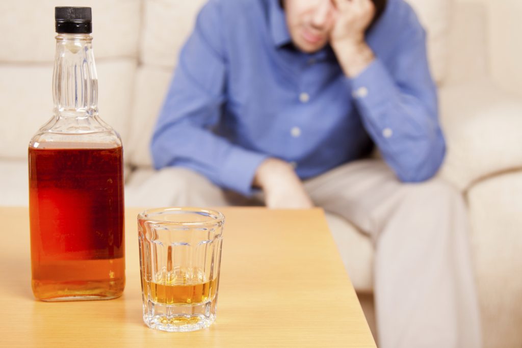 drinking alcohol.