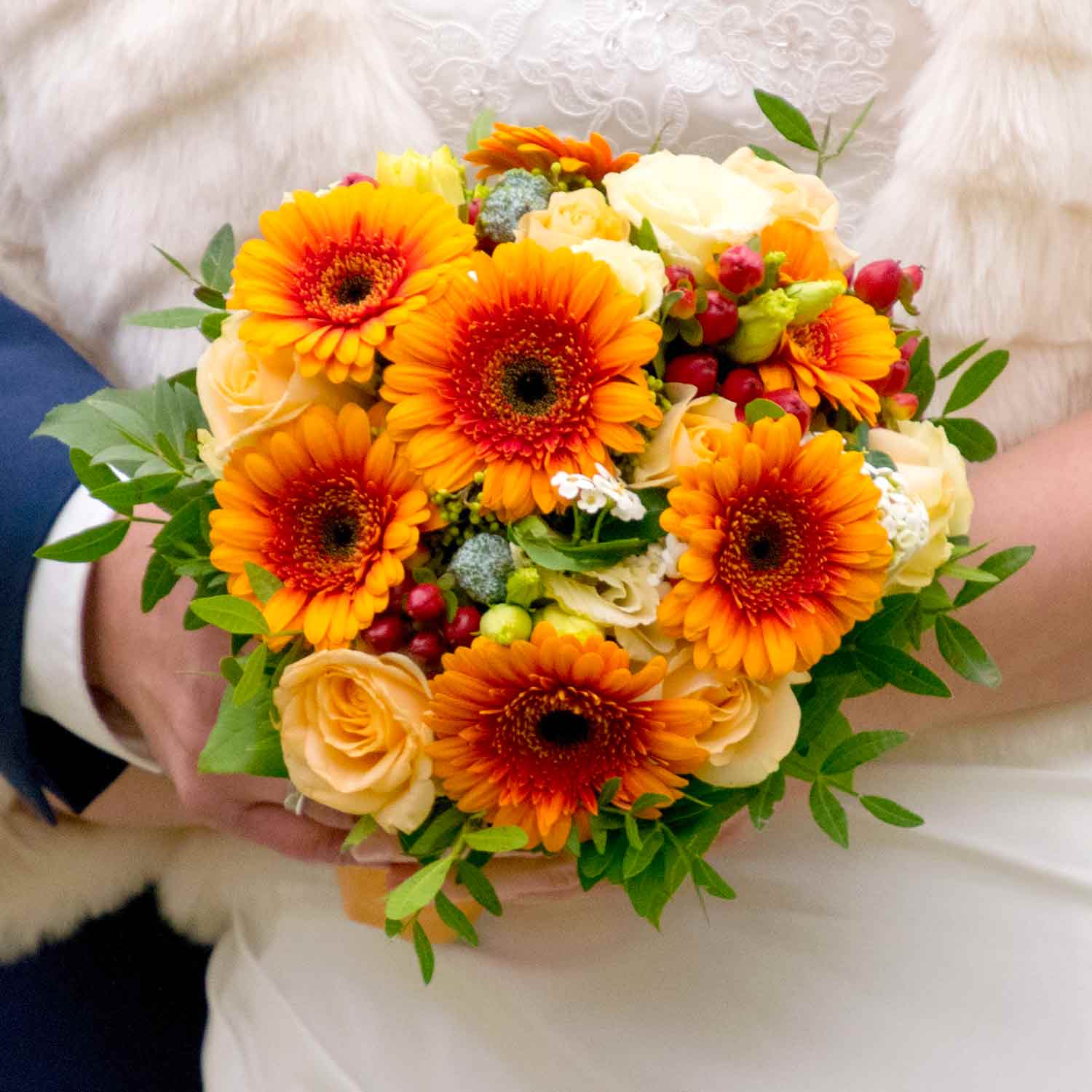 Sunflower and Rose Bouquet