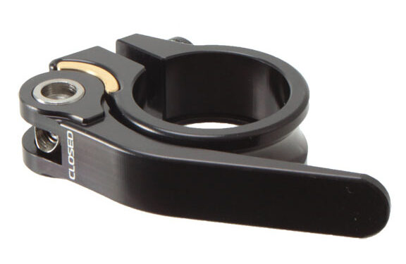 brass bike QR seat clamp