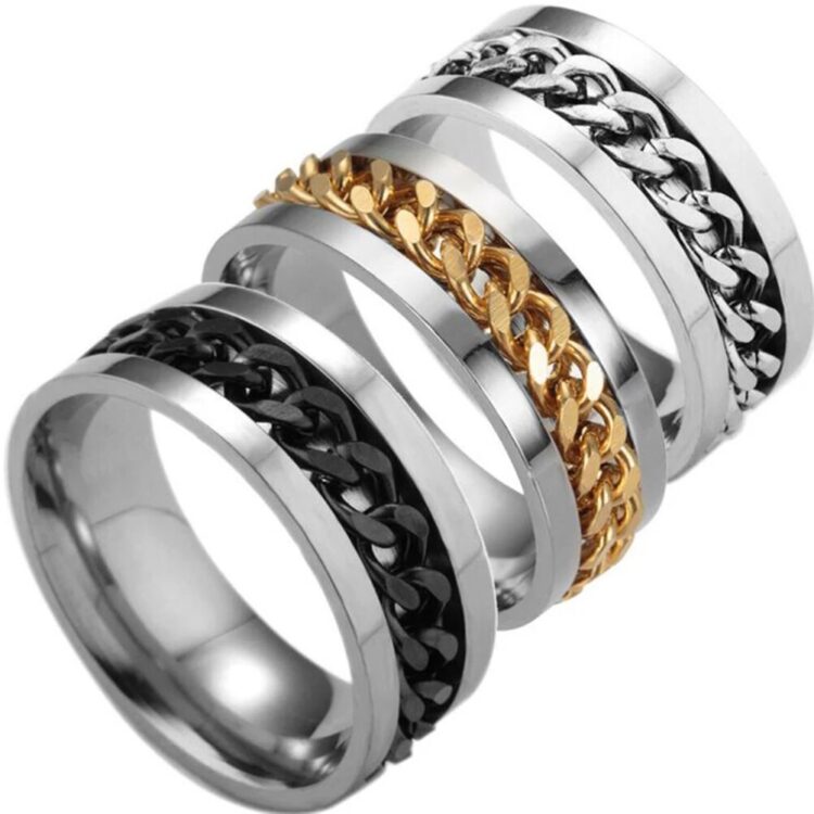 Unveiling the Allure of Gold Fidget Rings 3 gold fidget rings